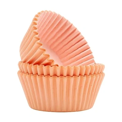 Image of PME Cupcake Cases, Peach (60)