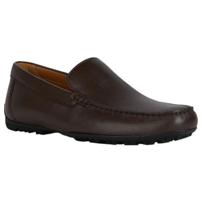 Image of Geox Men&#039;s U Kosmopolis + Grip Moccasin, Dk Brown, 6 UK