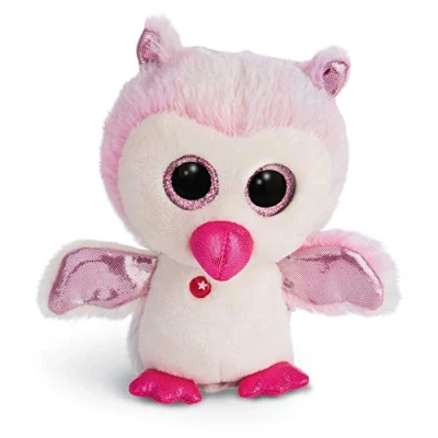 Image of NICI 46318 Cuddy Soft Toy Glubschis Owl Princess Holly 15cm, Colourful/White