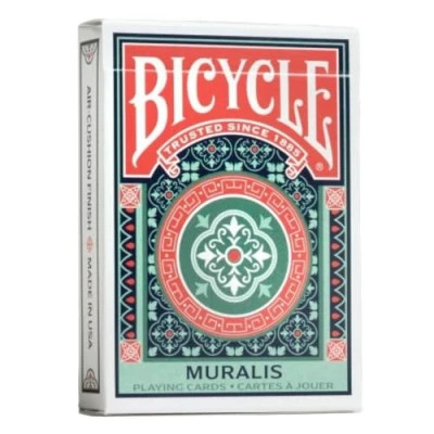 Image of Bicycle Playing Cards Muralis Card Game Multi Coloured