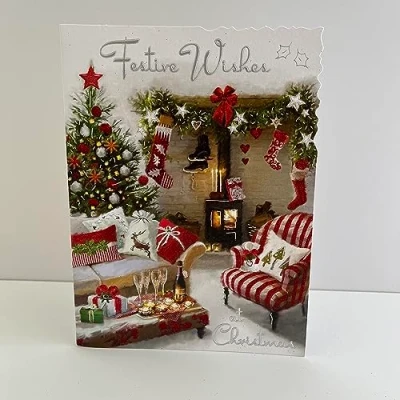 Image of Jonny Javelin Festive Christmas Wishes Card