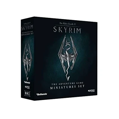 Image of Modiphius The Elder Scrolls: Skyrim Adventure Board Game Miniatures Upgrade Set Ages 14+ 1 4 Players 60 120 Minutes Playing Time,Grey,red, 3. (MUH106002)