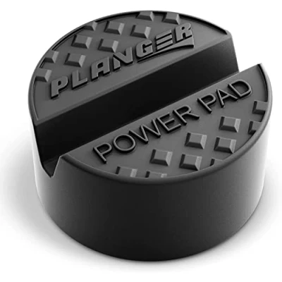 Image of PLANGER® Power Pad flat Premium rubber Jack for Trolley Jack, Vehicle Lift and Axle Stand Universal usage Protects your Car, SUV any vehicles with pinch weld Sill