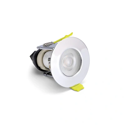 Image of Evofire Mini Fire Rated GU10 Downlight IP65 Polished Chrome Integral LED