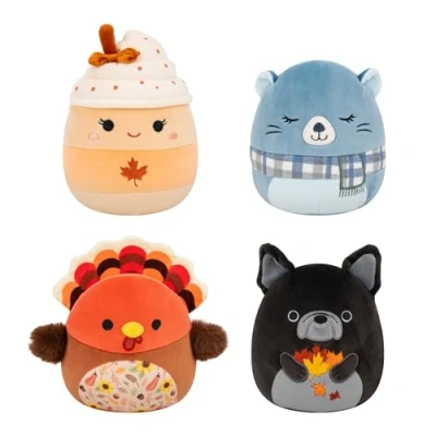 Image of Squishmallows Original Harvest 4 Pack Official Jazwares Plush (Little) (Amazon Exclusive)