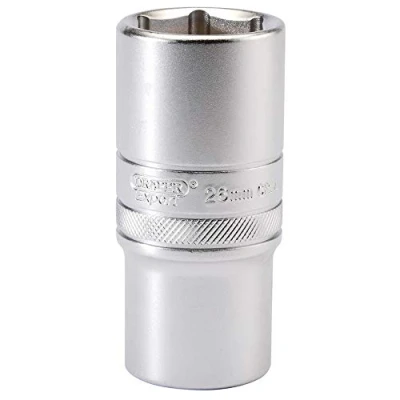 Image of Draper 6 Point Metric Deep Socket, 1/2&quot; Sq. Dr., 26mm