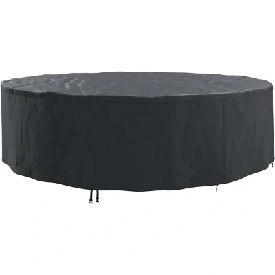 Image of vidaXL Outdoor Furniture Cover Black 320 x 71 cm 420D fabric