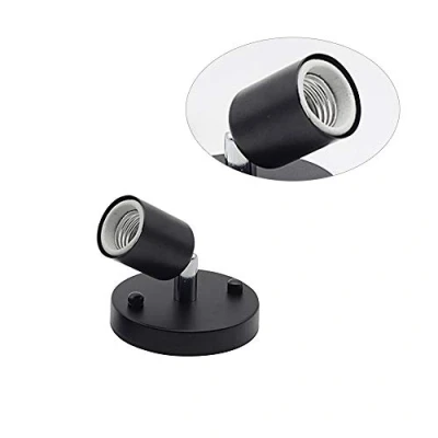 Image of Modern Pendant Light Fitting Kit E27 Ceiling Lamp Holder (Black)