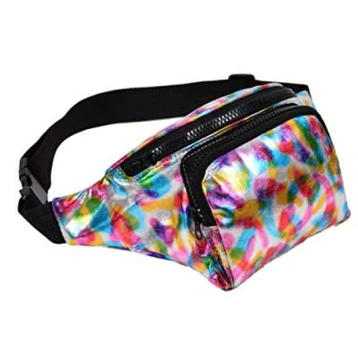 Image of One BFD Fanny Pack Waist Bumbag Bum Bag Running Belt for Ladies Men Kids Festival Causal Holiday Wipe Clean Adjustable Strap (Multi)