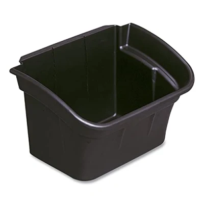 Image of &quot;Rubbermaid Commercial Products Bin, Black, 10.5&quot; x 17&quot; 12.1&quot;&quot;