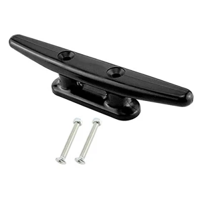 Image of balikha 200mm Mooring Cleat for Boat Marine Yacht Kayak Sailing Black Nylon Deck