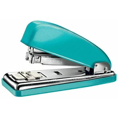 Image of Petrus 626514 Classic Metal Stapler, 30 Sheets, 180 Opening, WOW Range, Turquoise