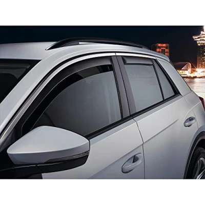 Image of Volkswagen 2GA072193 Wind Deflectors 2X Front and Rain Smoke Grey