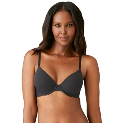 Image of Wacoal Women&#039;s Comfort First T Shirt Bra, Opaque, Black, 36DD
