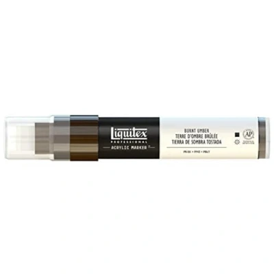 Image of Liquitex Professional Paint Marker with 8 15 mm Wide Nib Burnt Umber