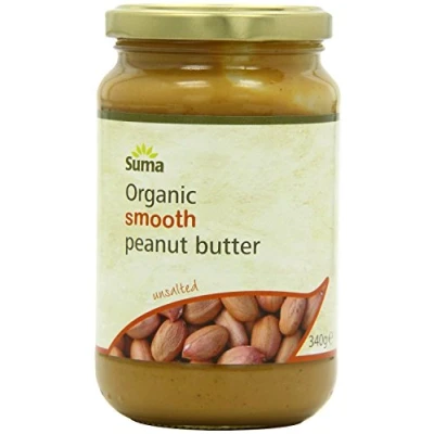 Image of Suma Organic Smooth No Salt Peanut Butter 340 g (Pack of 6)