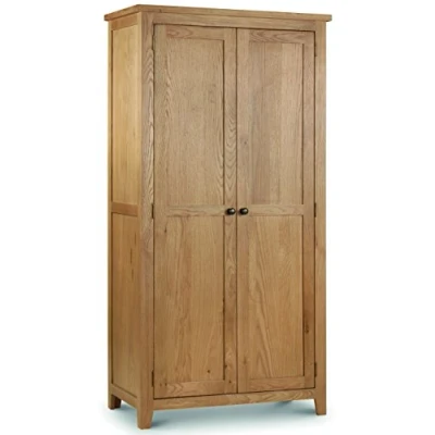 Image of Julian Bowen 2 Door Wardrobe, Waxed Oak, 55cm x 97cm 190cm