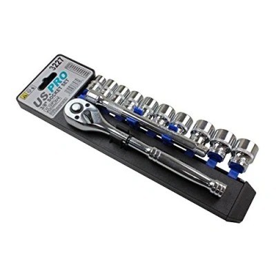 Image of US Pro 12PC 3/8 DR METRIC SOCKET SET 10 19MM B3227