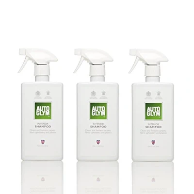 Image of Genuine Autoglym Interior Shampoo 500ml x3 Bundle SAVE 10% (CIS500)