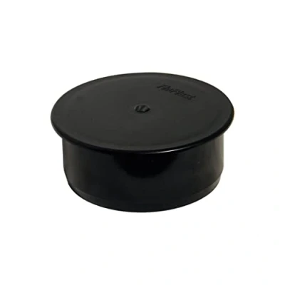 Image of FloPlast Black Socket Plug 110mm