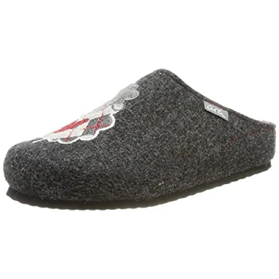 Image of ARA Women&#039;s Cosy Slipper, Charcoal, 3 UK