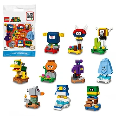 Image of LEGO 71402 Super Mario Character Packs Series 4 Set, Collectible Toy Figures with Action Tags, 1 Unit (Style Picked At Random)