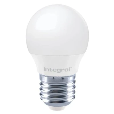 Image of Integral LED Golf Ball E27 470LM 6.3W EQ. to 40W 2700K DIMMABLE 80CRI 260 Frosted