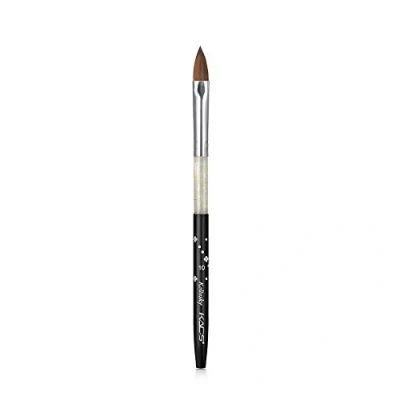 Image of Black Nail Brush Kolinsky Sable Acrylic For UV Gel Painting Pen Equipment (10#)