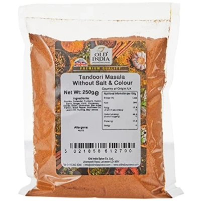 Image of Old India Tandoori Masala Without Salt &amp; Colour 250g