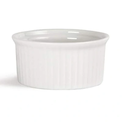 Image of Olympia Whiteware Ramekins 70mm Porcelain Dishes Bakeware Restaurant 12pc