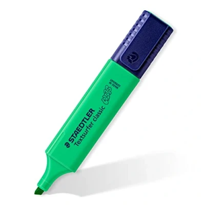 Image of STAEDTLER 364 C 550 Textsurfer Classic Highlighter Excel Green (Box of 10)