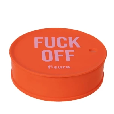 Image of Fisura Anti Drug Drink Cover. Original Protector. Reusable Spill Proof Silicone Glass Protection. (&quot;Off&quot;, Red, 1 piece)