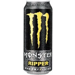 Image of Monster Cans Ripper Yellow 500Ml Pack of 12