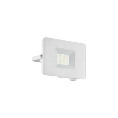Image of EGLO Faedo 3 LED Outdoor Spotlight, 1 Bulb Light, Wall Spotlight Made of Aluminium, Colour: Black, Glass: Clear, 30 Watt, IP65