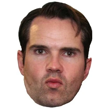 Image of FoxyPrinting Jimmy Carr Celebrity Cardboard Party Face Mask Fancy Dress