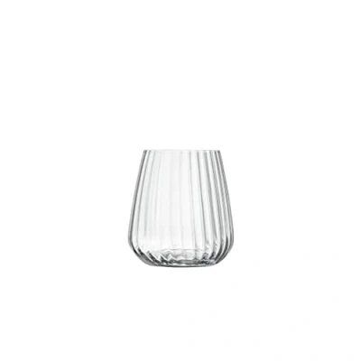 Image of Luigi Bormioli Old Fashioned Glasses 450ml x 4: Crystal Glassware, Dishwasher Safe