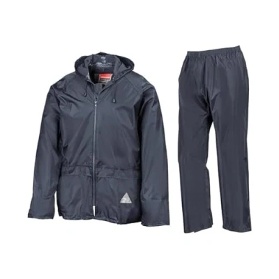 Image of Result R95X Mens Waterproof Jacket and Trouser Set Navy XL