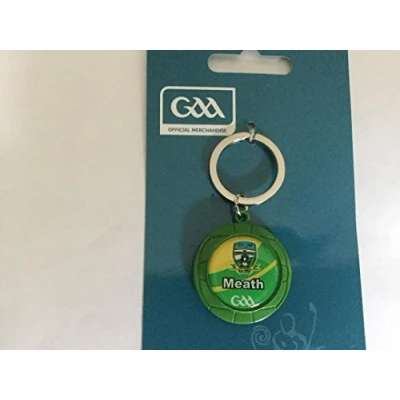 Image of MEATH Official GAA IRELAND County round crest keyring very rare limited stock