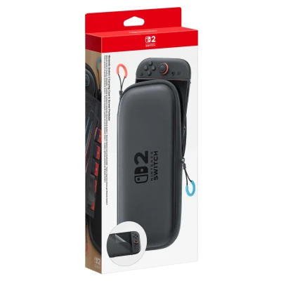 Image of NINTENDO Switch 2 Carrying Case &amp; Screen Protector Black