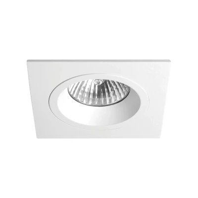 Image of Astro Taro Square Fire Rated Indoor Downlight (Matt White), GU10 Lamp, Designed in Britain 1240026 3 Years Guarantee