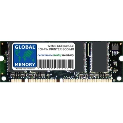 Image of 128MB 100 PIN DDR SODIMM MEMORY RAM COMPATIBLE WITH PRINTERS (P/N A0743429, Q2626A, Q7718A, 13N1523, 13N1523)