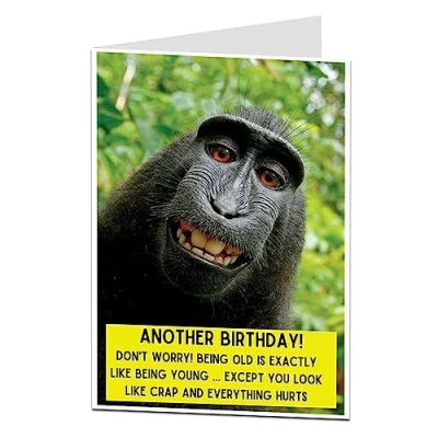 Image of LimaLima Funny Birthday Card For Men &amp; Women. Rude Don&#039;t Worry About Being Old Joke Perfect Husband Dad 50th 60th 70th