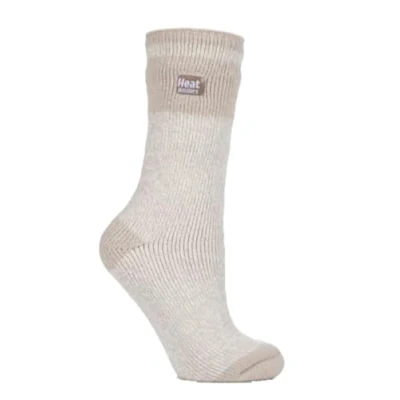 Image of HEAT HOLDERS Ladies Thermal Winter Warm Original Twist Stripe Socks (Cabin Fever Block Twist)