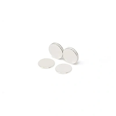 Image of N42 Neodymium Disc Magnet 1 in. dia x 1/16 thick 5.57lbs Pull (Pack of 4)