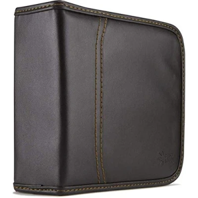 Image of Case Logic 32 Capacity Cd Wallet Koskin Black