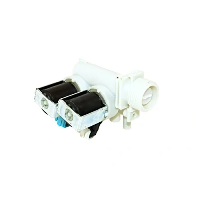 Image of Indesit Washing Machine Double Solenoid Fill Valve. Genuine part number C00110333