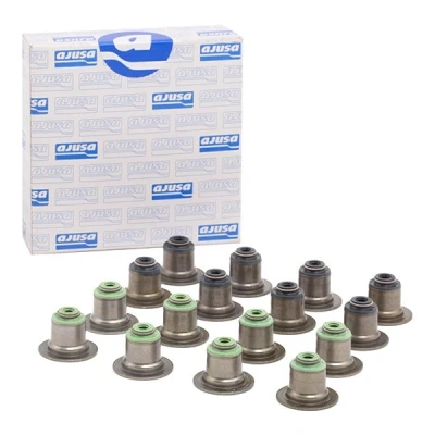 Image of 1151825ADMINx8, LF01101F5ESCEXx8 Seal Set, valve stem AJUSA 57043100 FORD: Focus 2, FIESTA 5, Ranger Mk3, VOLVO: S40 II, V50