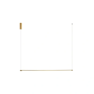 Image of Struga LED Ceiling Pendant Lamp 20W 3000K Aluminium Gold