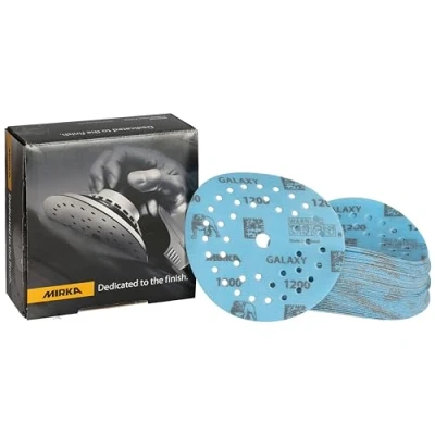 Image of Mirka Galaxy Epoxy Sandpaper 125 mm Hook &amp; loop Grit 1200 for Sanding Resin, Wood, Epoxy, Rivertable / 50 Pcs Discs