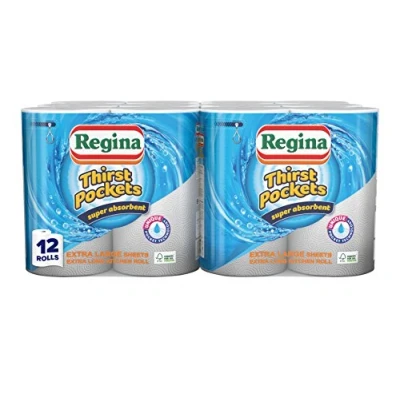 Image of Regina Thirst Pockets Kitchen Towels, Large, Pack of 12
